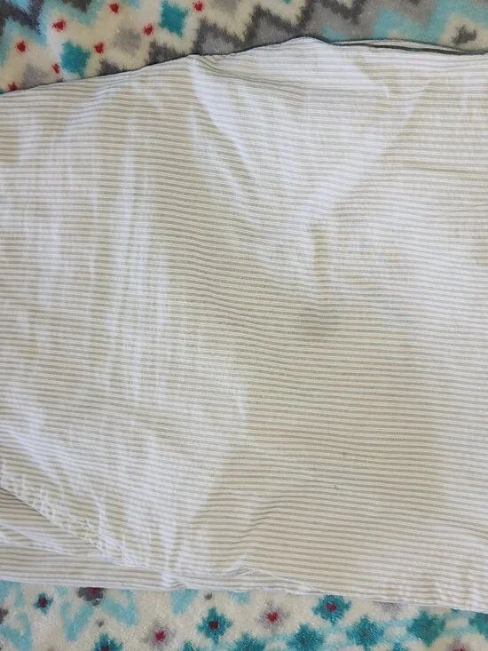 IZOD MENS SIZE 36 30BLUE WHITE pants  PINSTRIPE SEERSUCKER - Picture 2 of 4